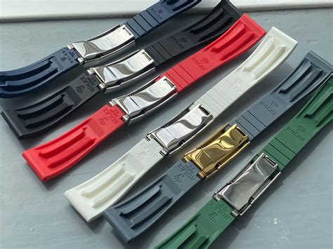 20mm rubber band for rolex|rolex watch bands replacement rubber.